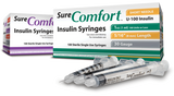 Standard Insulin Syringe With Needle Surecomfort® 0.3 Ml 5/16 Inch 31 Gauge Nonsafety Regular Wall - Behope