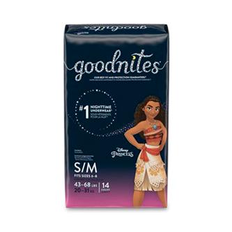 Goodnites Girls' Overnight Bedwetting Underwear - BeHope