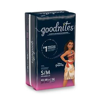 Goodnites Girls' Overnight Bedwetting Underwear - BeHope