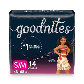 Goodnites Girls' Overnight Bedwetting Underwear - BeHope