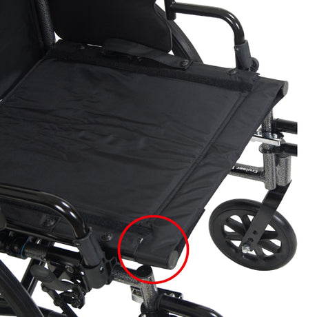 K3 Wheelchair Ltwt 18  w/DFA & S/A Footrests  Cruiser III