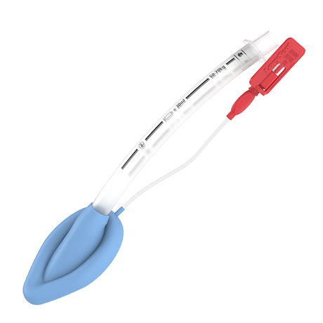 Curved Laryngeal Mask Laryseal™ Blue Silicone Single Patient Use Sterile - Behope