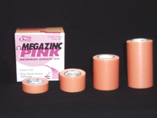 Ruban adhésif rose Megazinc 1 x 5 verges