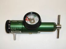 Oxygen Regulator Adjustable 0 - 25 LPM Barb Outlet CGA-870 - BeHope