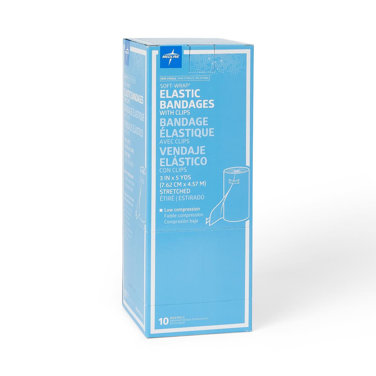 Medline Soft-Wrap Nonsterile Elastic Bandages