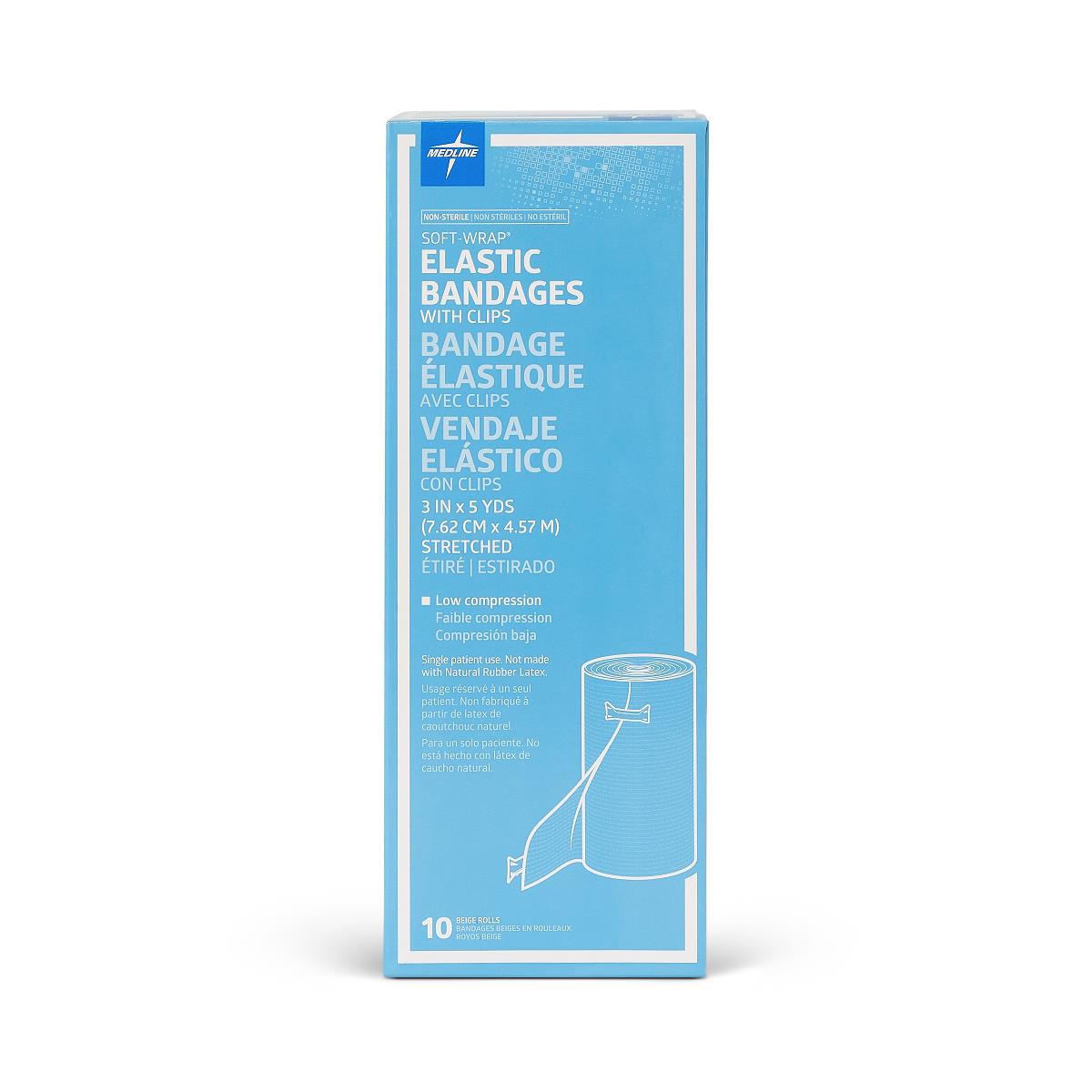 Medline Soft-Wrap Nonsterile Elastic Bandages