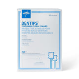 Dentips Oral Swabs, illustrating the swab's ability to reach all areas of the mouth.
