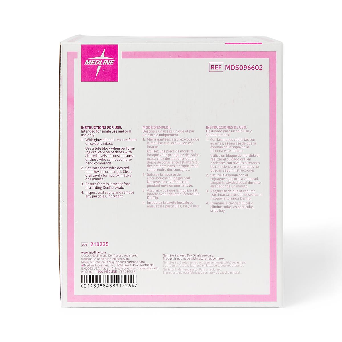 DenTips Treated and Untreated Oral Swabs