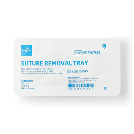 Medline Floor Grade Suture Removal Trays