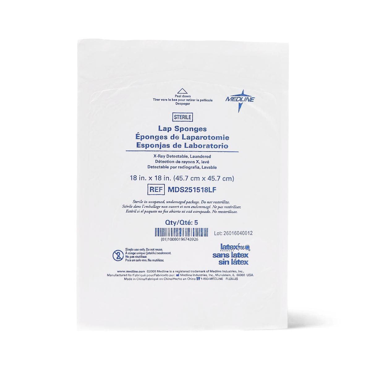 Medline X-Ray Detectable Laparatomy Sponges