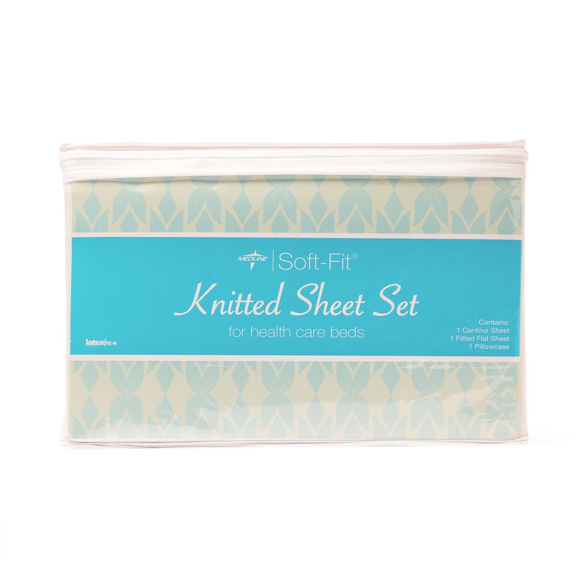 Soft-Fit Knitted Flat Sheets