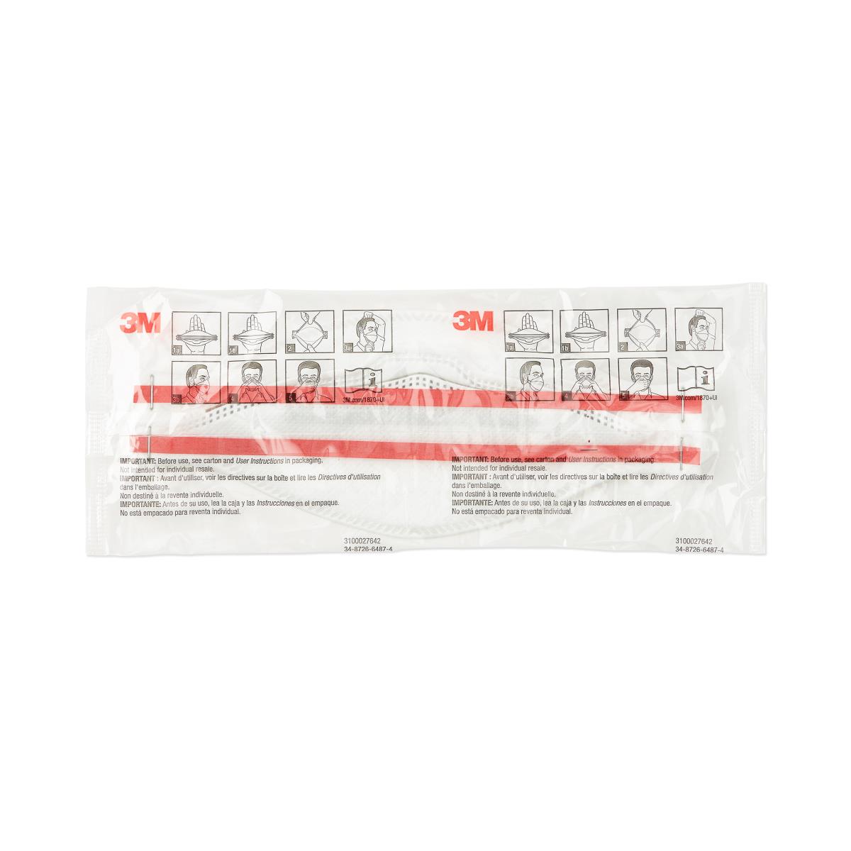 3M Aura N95 Healthcare Particulate Respirator/Surgical Mask 1870+