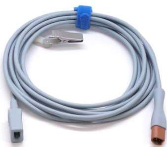 Temperature Cable 400 Series Temperature Probe,Reusable For use with 400 Series Disposable Temperature Probes, - BeHope
