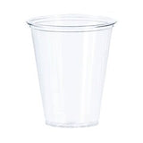 Drinking Cup Lid Solo® For 7 Oz. Cups Clear Polyethylene Terephthalate Disposable - Behope