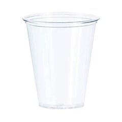 Drinking Cup Lid Solo® PET Plastic Disposable with Straw Slot - BeHope