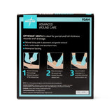 Optifoam Gentle Non-Bordered Silicone-Faced Foam Wound Dressings