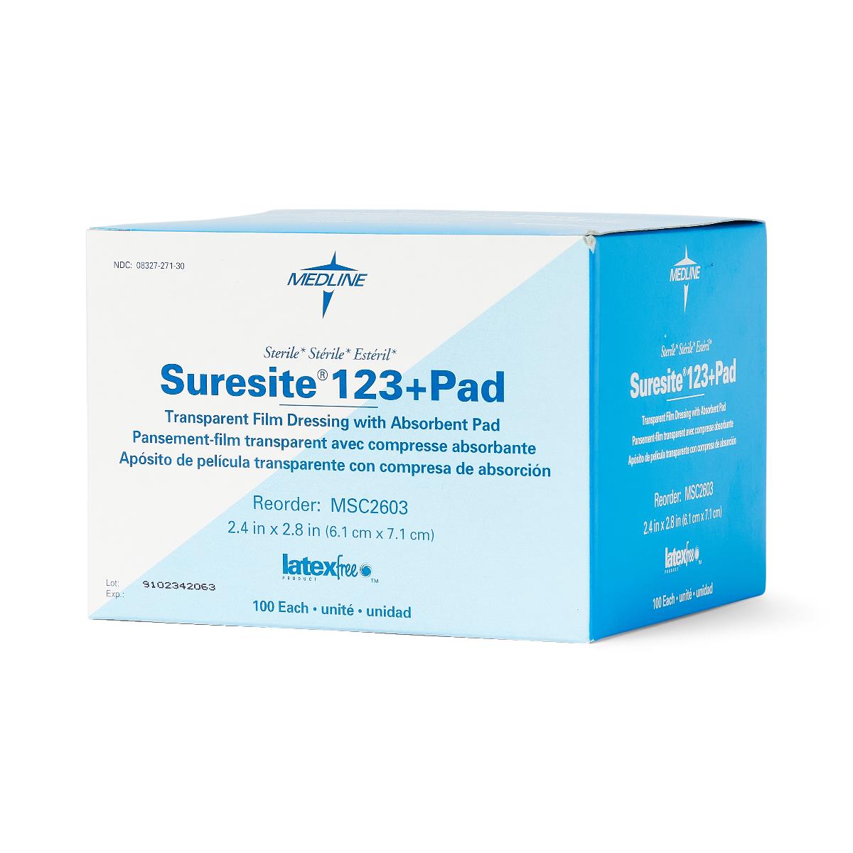 SureSite 123+ Pad Transparent Dressings