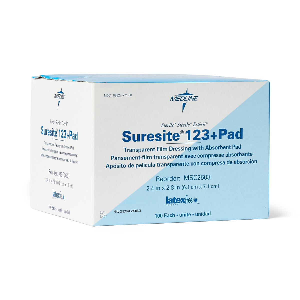 SureSite 123+ Pad Transparent Dressings