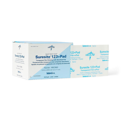 SureSite 123+ Pad Transparent Dressings - BeHope