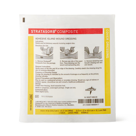 Stratasorb Waterproof Adhesive Island Wound Dressings - BeHope
