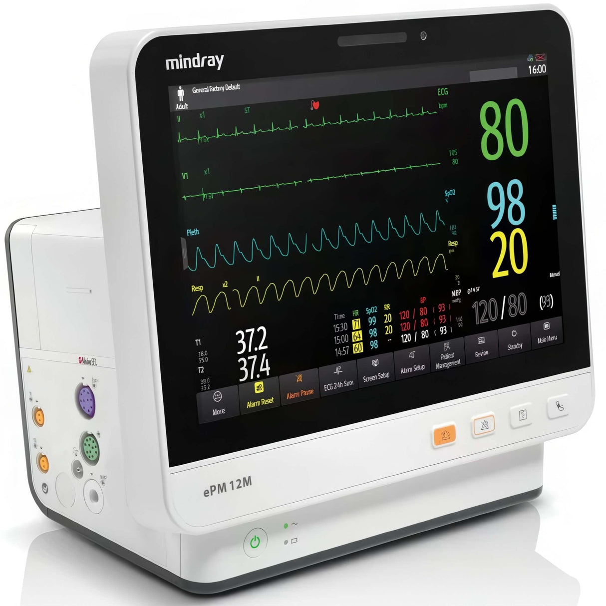 Patient Monitor Mindray with ECG SpO2 NIBP Respiration Temperature - BeHope