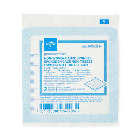 Medline Standard Sterile Nonwoven Gauze Sponges - BeHope