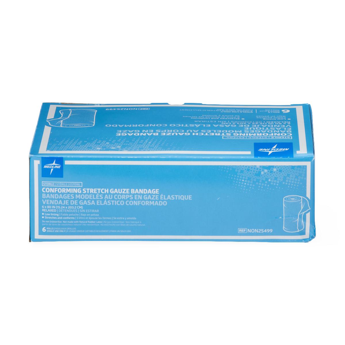 Medline Sterile Conforming Stretch Gauze Bandages