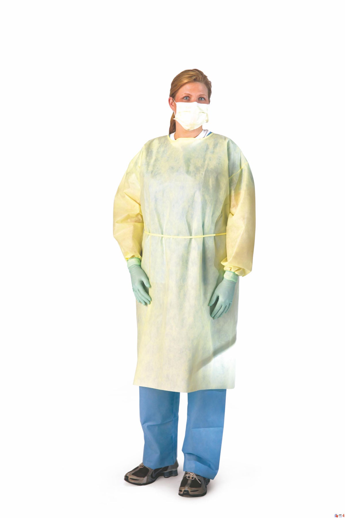 Disposable Multilayer SMS Lightweight Cover Gowns with Full Back