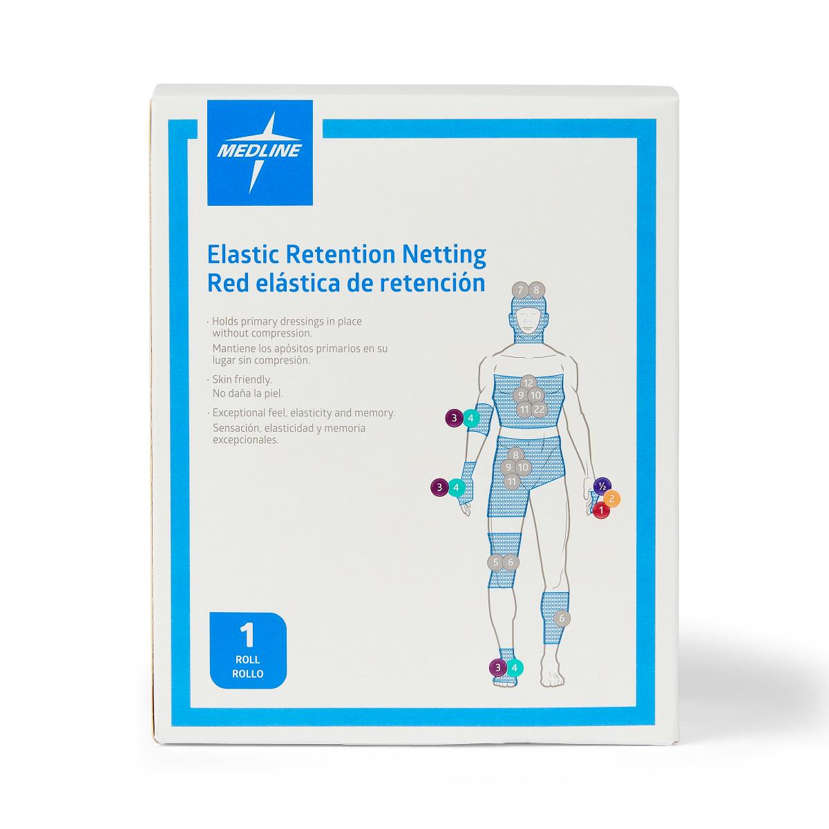 Medline Stretch Tubular Elastic Dressing Retention Nets