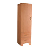 Oslo 1 Door, 2 Drawer Wardrobe -BeHope