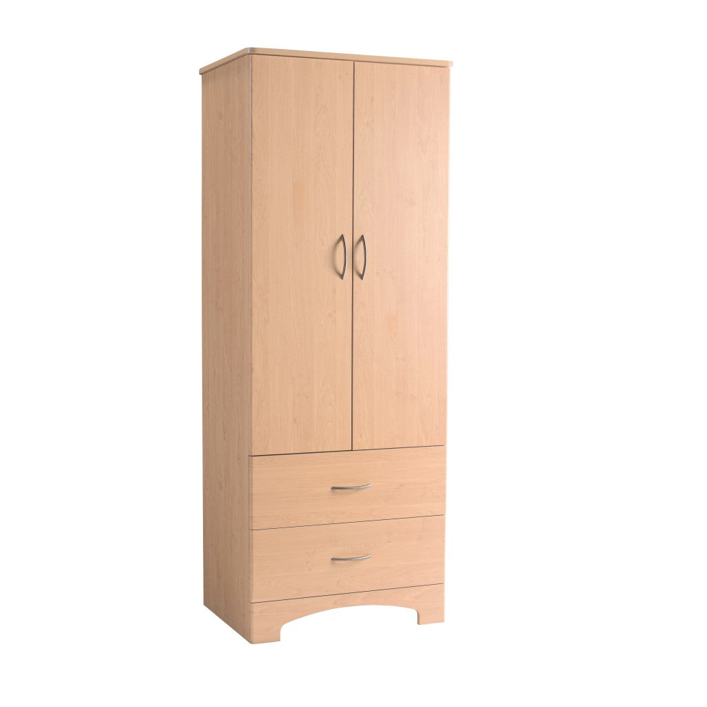 Oslo 2 Door, 2 Drawer Wardrobe -BeHope