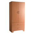 Oslo 2 Door, 2 Drawer Wardrobe -BeHope
