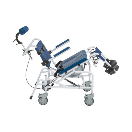 Tilting Aluminum Rehab Shower Chair Commode -BeHope