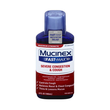 Mucinex FAST-MAX Liquid Cough and Cold Medicine