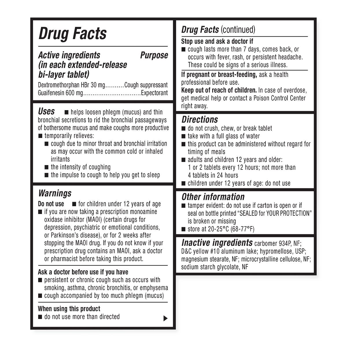 Mucinex Extended-release Tablets - BeHope