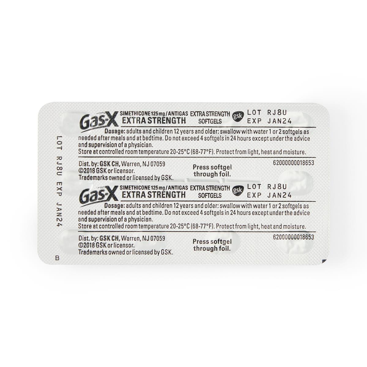 Gas-x Gas Relief Softgels - BeHope