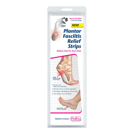 Bandes de soulagement pour fasciite plantaire (paquet de 7) taille unique