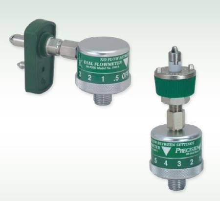 Precision Medical® Durable Oxygen Flowmeter Dial with Top Connection - BeHope