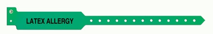 Identification Wristband Sentry® Superband® Alert Bands® Alert Band Permanent Snap Latex Allergy - BeHope