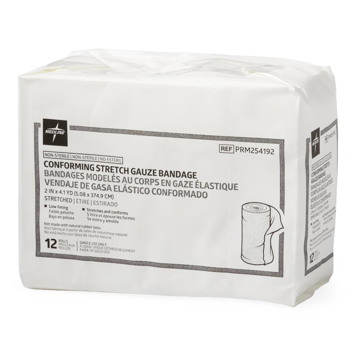 Medline Nonsterile Conforming Stretch Gauze Bandages - BeHope