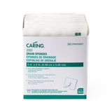 Medline Sterile Nonwoven Gauze Drain Sponges