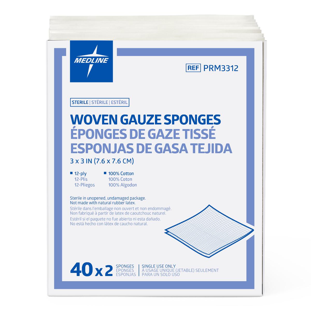 Medline Sterile Woven Gauze Sponges