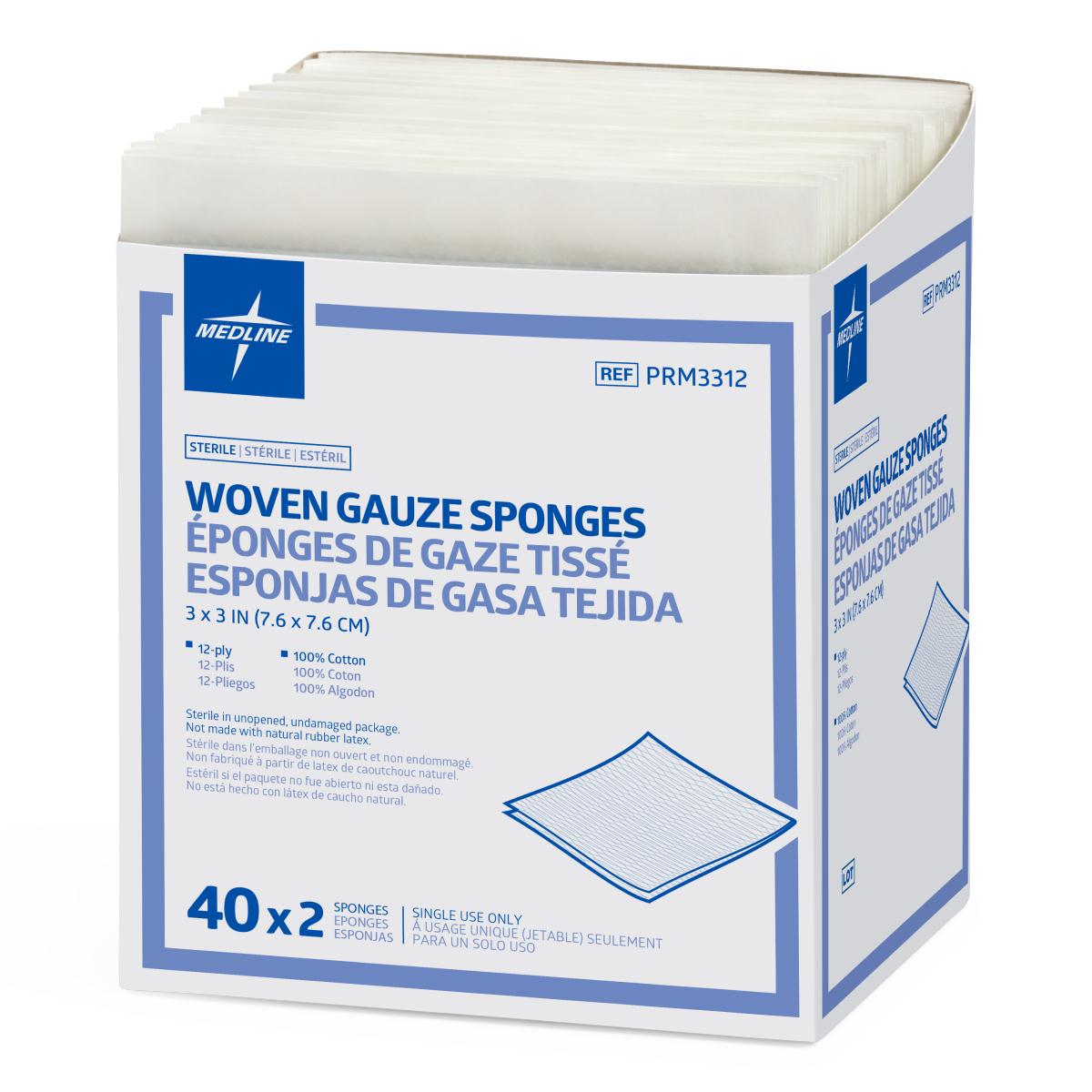 Medline Sterile Woven Gauze Sponges