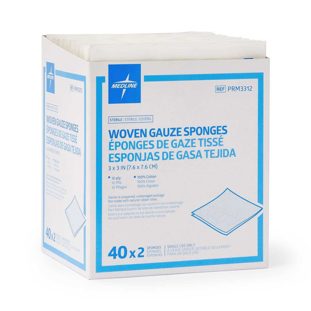 Medline Sterile Woven Gauze Sponges