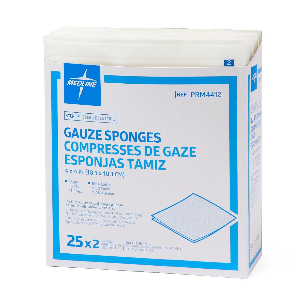 Medline Sterile Woven Gauze Sponges
