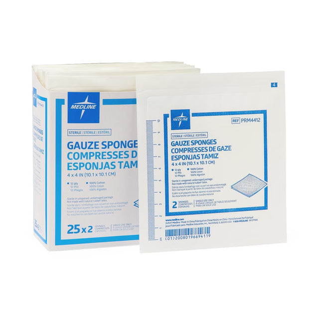 Medline Sterile Woven Gauze Sponges - BeHope