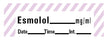 Drug Label Barkley® Anesthesia Label Esmolol_mg_mL Date_Time_Int_ White 1/2 X 1-1/2 Inch - BeHope