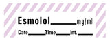 Drug Label Barkley® Anesthesia Label Esmolol_mg_mL Date_Time_Int_ White 1/2 X 1-1/2 Inch - BeHope