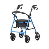 Medline Basic Steel Rollator, primary product view, for mobility assistance.