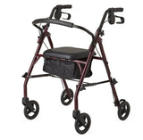 Medline Basic Steel Rollator, primary product view, sturdy and reliable.